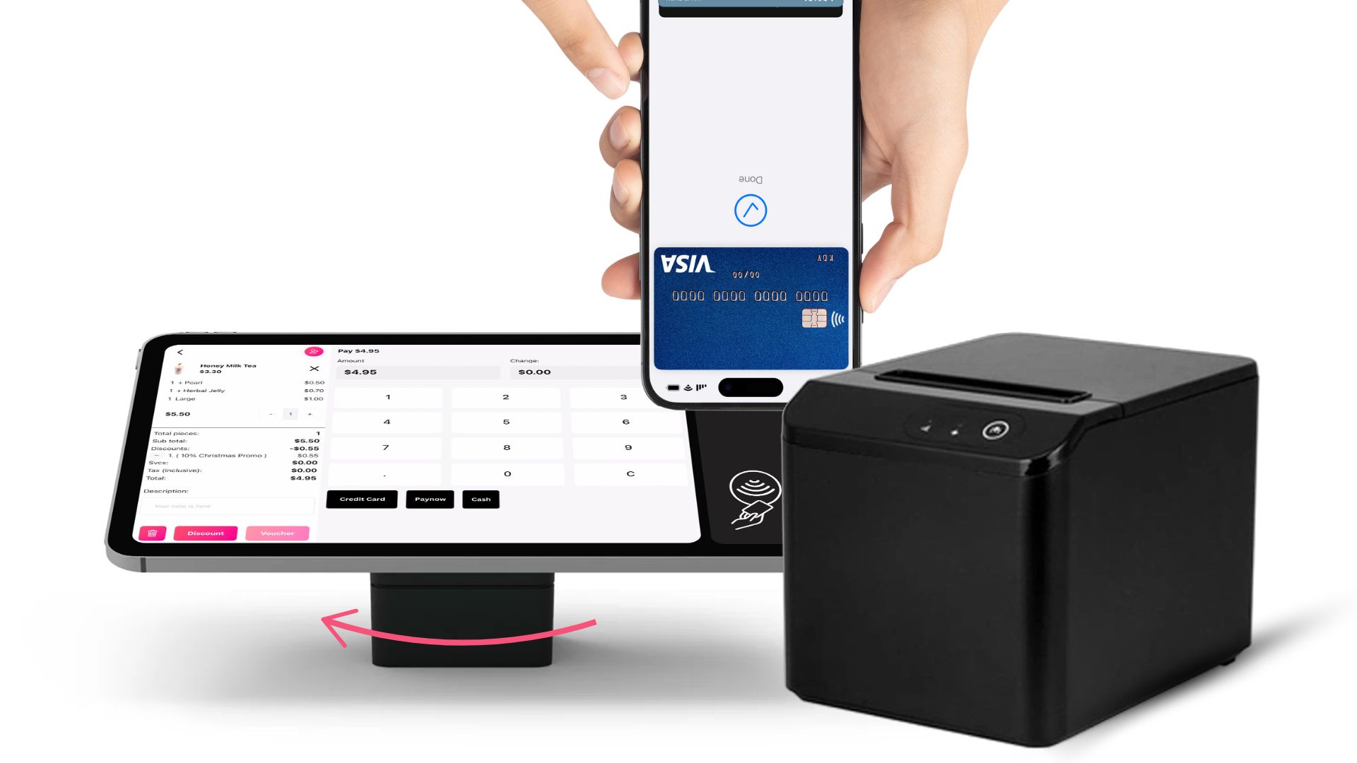 Rewardly POS Kit is the all-in-one starter kit for any business to start selling and collect payment with our recommended suite of hardware.ing
