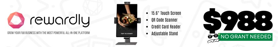 Rewardly Kiosk advertisement banner