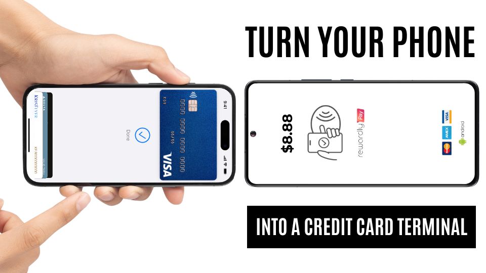 Turn your phone into a credit card payment terminal with Rewardly SoftPOS